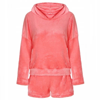 Verk 24556 Chlpaté dámske pyžamo MEOW veľ. M, ružová