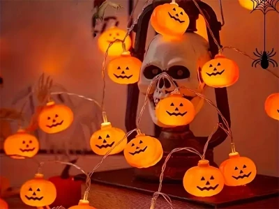 Verk 26151 Závěsná LED světýlka na Halloween, 10 LED, 200 cm