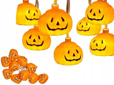 Verk 26151 Závěsná LED světýlka na Halloween, 10 LED, 200 cm