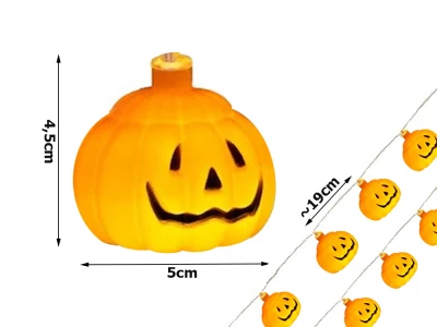 Verk 26151 Závěsná LED světýlka na Halloween, 10 LED, 200 cm