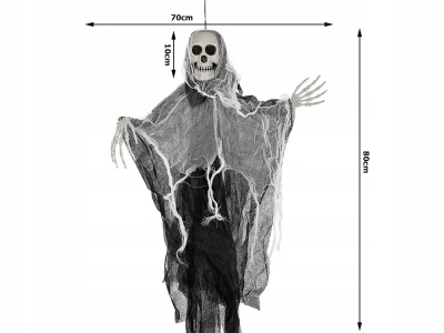 Verk 26139 Závěsná dekorace smrtka 80 cm, Halloween