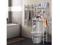 Verk 27351 Úložný regál se 3 policemi nad WC, bílý