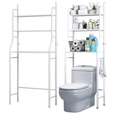 Verk 27351 Úložný regál se 3 policemi nad WC, bílý