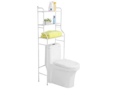 Verk 27351 Úložný regál se 3 policemi nad WC, bílý