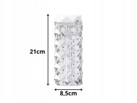 Verk 24543 Multifunkčný zvlhčovač vzduchu, krištáľová lampa, 1000 ml