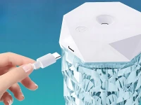 Verk 24543 Multifunkčný zvlhčovač vzduchu, krištáľová lampa, 1000 ml