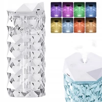 Verk 24543 Multifunkčný zvlhčovač vzduchu, krištáľová lampa, 1000 ml