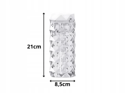 Verk 24543 Multifunkčný zvlhčovač vzduchu, krištáľová lampa, 1000 ml