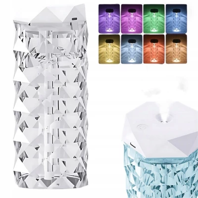Verk 24543 Multifunkčný zvlhčovač vzduchu, krištáľová lampa, 1000 ml