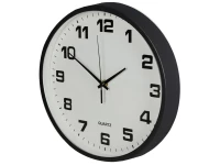 Verk 27069 Nástěnné hodiny analogové 30 cm černé