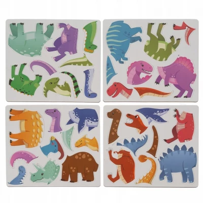 Kruzzel 24730 Magnetická kniha dinosaurus 36 dielov