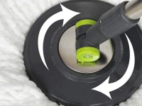 Verk 27077 Rotačný mop 360 turbo + vedro šedý