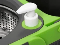 Verk 27077 Rotačný mop 360 turbo + vedro šedý