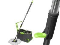 Verk 27077 Rotačný mop 360 turbo + vedro šedý