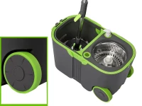 Verk 27077 Rotačný mop 360 turbo + vedro šedý