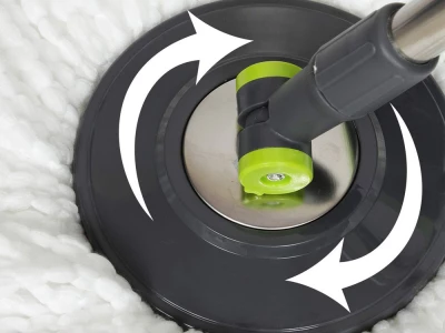 Verk 27077 Rotačný mop 360 turbo + vedro šedý