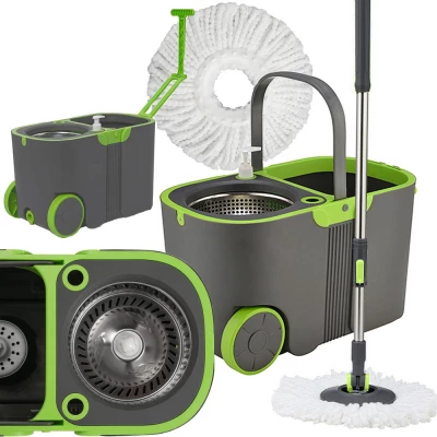 Verk 27077 Rotačný mop 360 turbo + vedro šedý