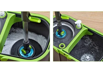 Verk 27077 Rotačný mop 360 turbo + vedro šedý
