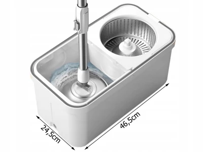 Verk 27079 Rotační mop 360 turbo + kbelík bílý