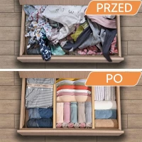 APT AG749B Organizér do zásuvky nastavitelný 43 - 56 cm, 4 ks