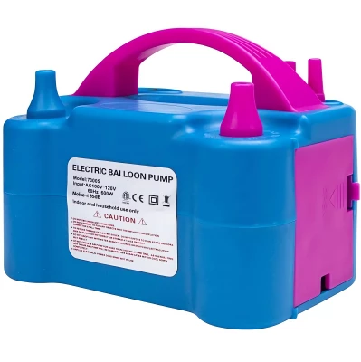 APT AG997A Elektrická balónková pumpa s integrovanými tryskami modrá