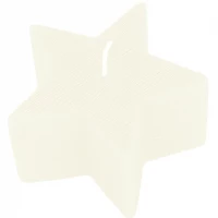 Verk 26233 Vánoční dekorace - vonná svíčka hvězda bílá