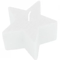 Verk 26233 Vánoční dekorace - vonná svíčka hvězda bílá