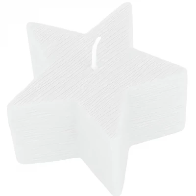 Verk 26233 Vánoční dekorace - vonná svíčka hvězda bílá