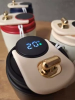 AFF 4211 Termohrnek LCD Coffee 450 ml, bílá