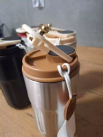 AFF 4211 Termohrnek LCD Coffee 450 ml, bílá