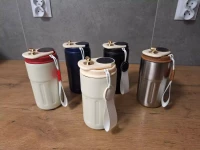 AFF 4211 Termohrnek LCD Coffee 450 ml, bílá