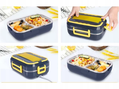 Verk 07233 Elektrický obědový box 40W, 900 ml, černý