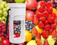 Verk 07305 Přenosný smoothie mixér 450 ml, šedobílý