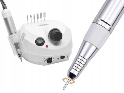 Verk 24496 Bruska na nehty s nástavci 35000 rpm, bílá