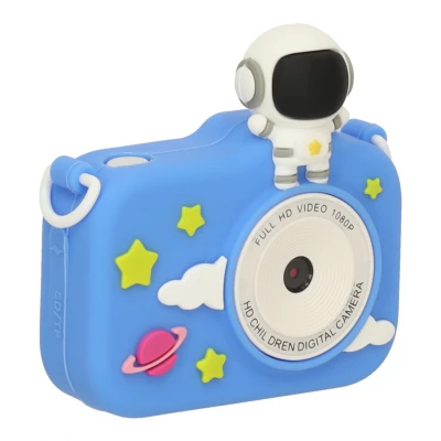 KIK KX3571 Detský digitálny fotoaparát astronaut, 32 GB, modrá