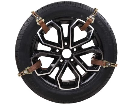 KIK KX3351 Sněhové řetězy na kola protiskluzové, 16,5 - 26,5 cm, 8 ks