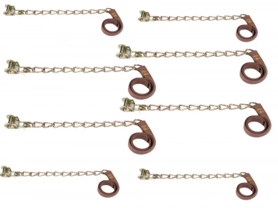 KIK KX3351 Sněhové řetězy na kola protiskluzové, 16,5 - 26,5 cm, 8 ks