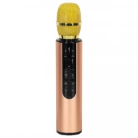 KIK KX3382 Karaoke Bluetooth mikrofon, 2000mAh zlatý