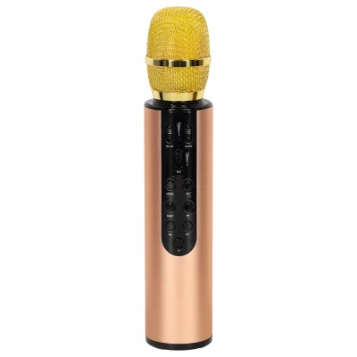 KIK KX3382 Karaoke Bluetooth mikrofon, 2000mAh zlatý