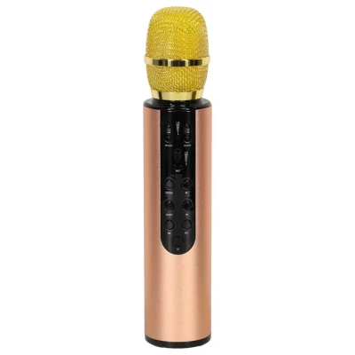 KIK KX3382 Karaoke Bluetooth mikrofon, 2000mAh zlatý