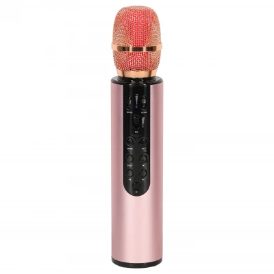 KIK KX3382 Karaoke Bluetooth mikrofón, 2000mAh ružový