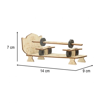 DIY Vzdělávací sada pro vědecké experimenty, magnetická 4v1