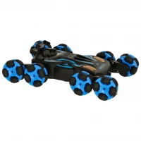 KIK KX3739 RC Auto ovládané prstem 8 kol s hudbou modré