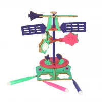 KIK KX3588 Puzzle dřevěná skládačka 3D Sluneční hodiny