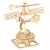 KIK KX3588 Puzzle drevená skladačka 3D Slnečné hodiny