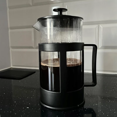 Ruhhy 24565 Konvice na kávu, French press, čaj 1000 ml sklo 