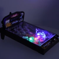 KIK KX3626 Elektronický pinballový stůl se světly a hudbou černý
