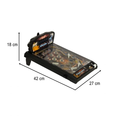 KIK KX3626 Elektronický pinballový stůl se světly a hudbou černý