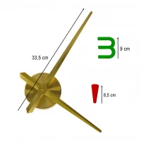 KIK KX3515 Designové nalepovací hodiny s barevnými číslicemi 80-90 cm