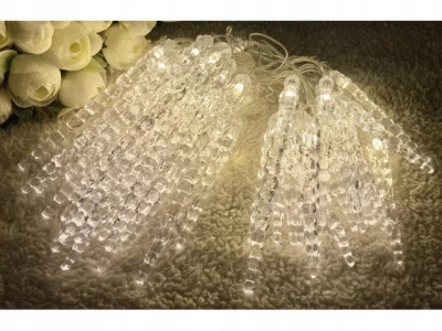 Gordon G367 Vánoční dekorativní osvětlení rampouchy, 40 LED, teplá bílá + ovladač 